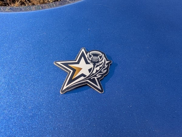 Star-Cut Logo Sticker